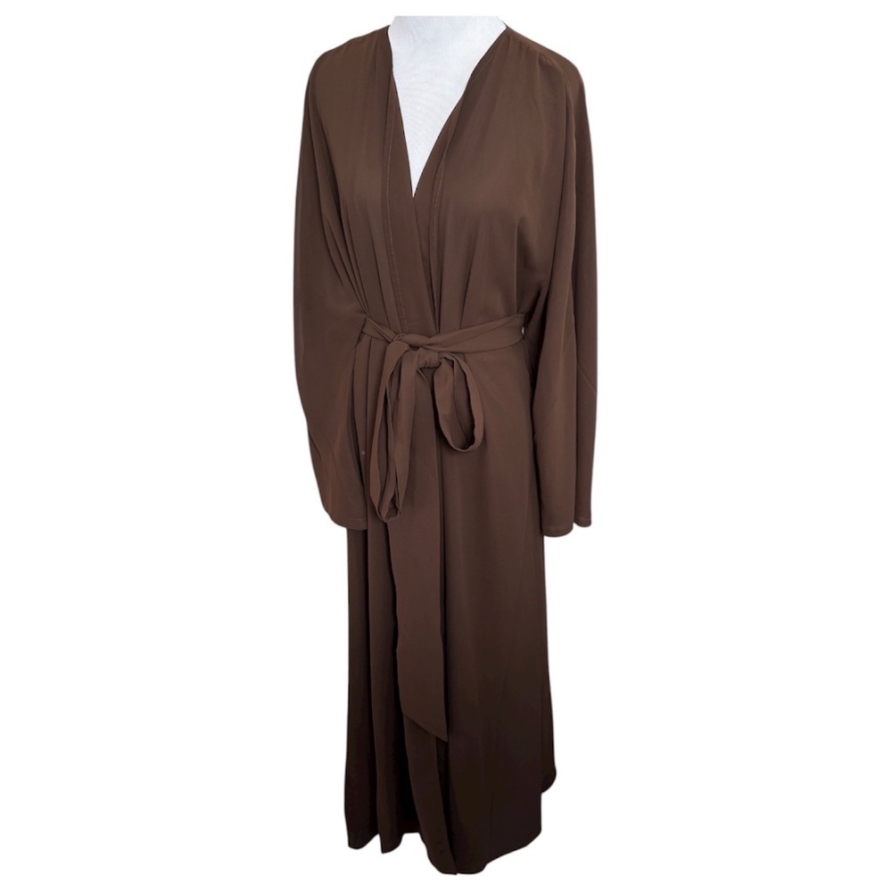 Veiled Nevene Abaya in Espresso